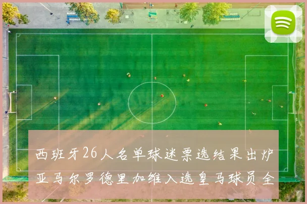 西班牙26人名单球迷票选结果出炉亚马尔罗德里加维入选皇马球员全无